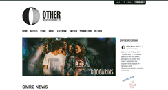 Desktop Screenshot of othermusicrecordingco.com